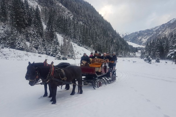 Pferdeschlittenfahrten im Gro&szlig;arltal