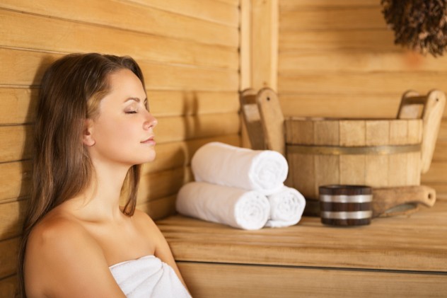 Relaxen in der eigenen Sauna im Chalet
