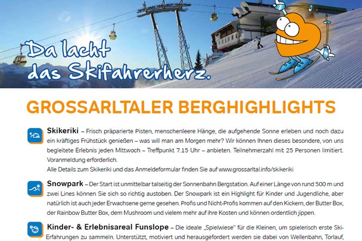 Berghighlights Gro&szlig;arltal