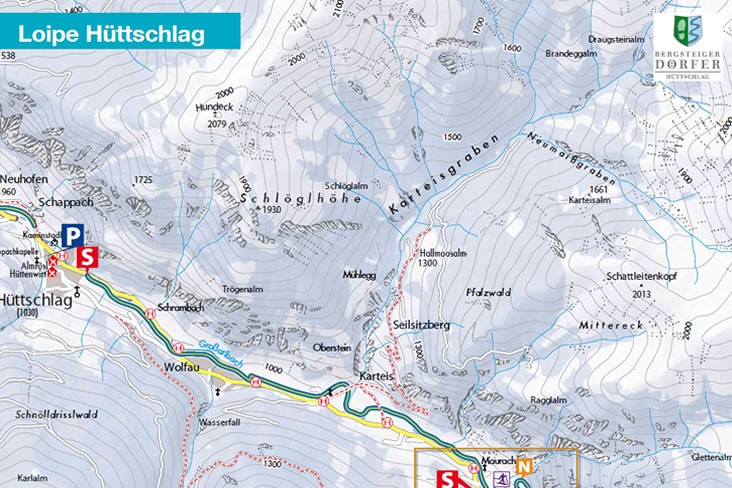 Loipenplan Gro&szlig;arl