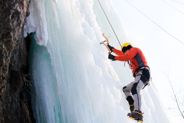 Eisklettern in Gro&szlig;arl
