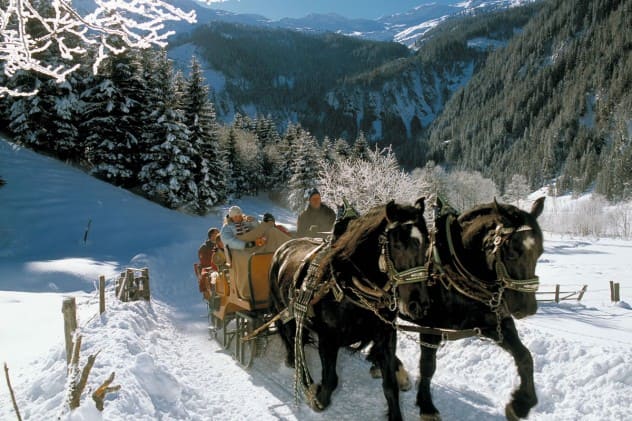 Romantische Pferdekutschenfahrt durch Gro&szlig;arl &copy; Ski amad&eacute;