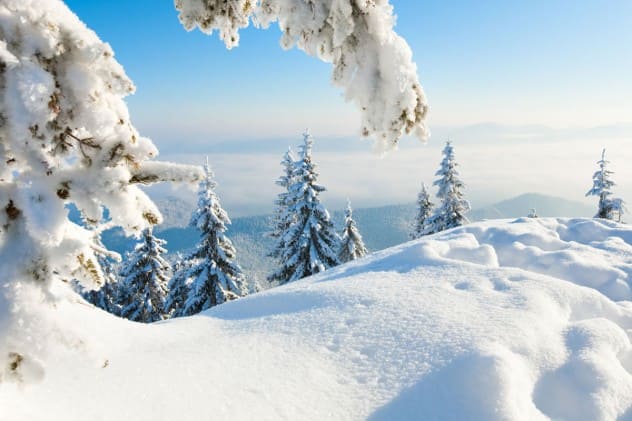 Verschneite Winterlandschaft